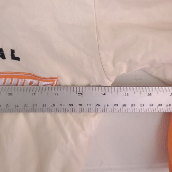 NEW Pretty Little Thing Off White Oversized Racer Bomber Jacket Snap Button Sz M - Picture 6 of 16